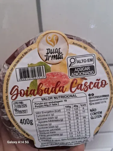 Goiabada cascão