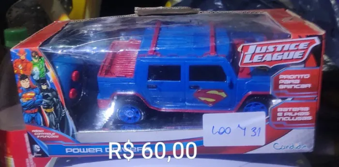 carrinho de controle remoto supermam