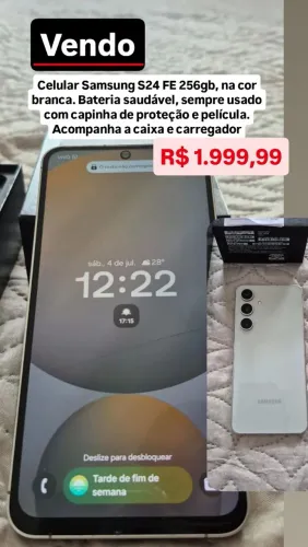 Celular Samsung S24 FE 256gb