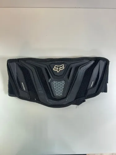 Cinta Lombar Fox Racing Black Belt Motocross Preta