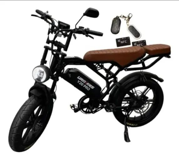 Bike Elétrica V20 PRO SN 1000W (Zero KM - Somos Loja)