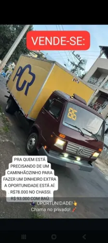 ? VW 1986 3/4 À VENDA - PRONTO PARA TRABALHAR | BAÚ FACCHINI | R$ 93 MIL