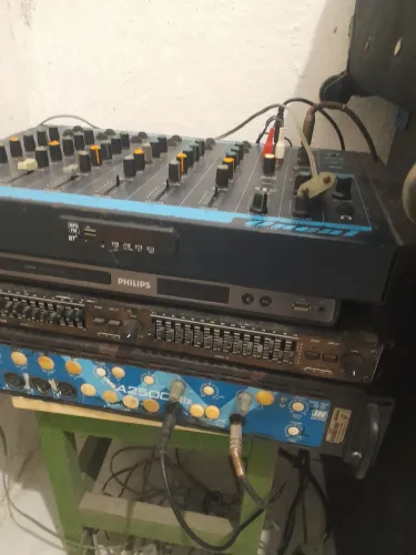 Som completo amplificado messa DVD pra vende ou troca 1300