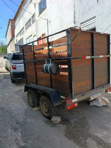carrocinha fazendinha pra dois animal 