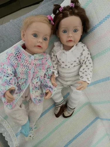 2 bebê reborn 55 cm brastoy usados