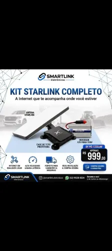 Starlink Internet em qualquer lugar.....
