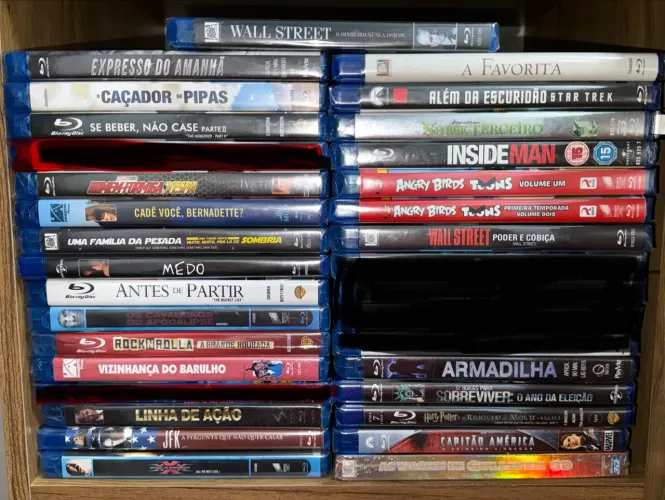 Lote 48 filmes em Blu-ray Originais