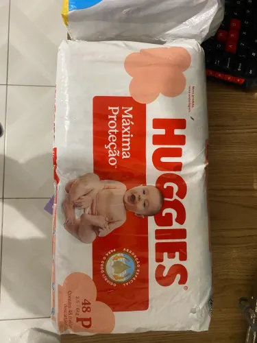 FRALDA HUGGIES P - 48 unidades