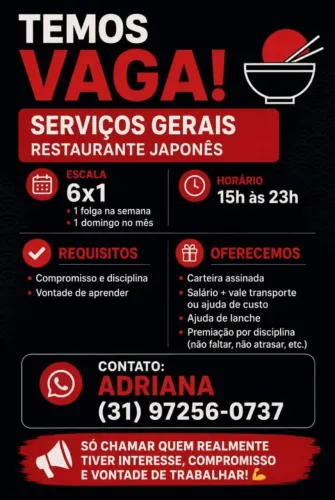 Serviço gerais