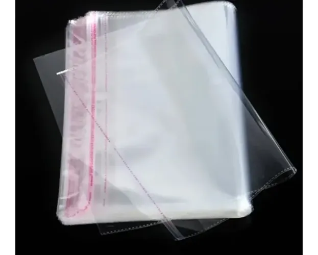 saco adesivo embalagem transparente plastico 100un cn602 30x40+4