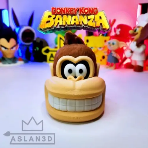 Suporte Controle Nintendo Switch Donkey Kong Bananza