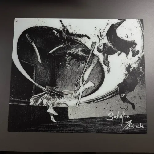 Mousepad de Vidro Sohaku Li Xiaoshan
