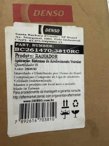 Radiador Ford Ka 2015 a 2018
