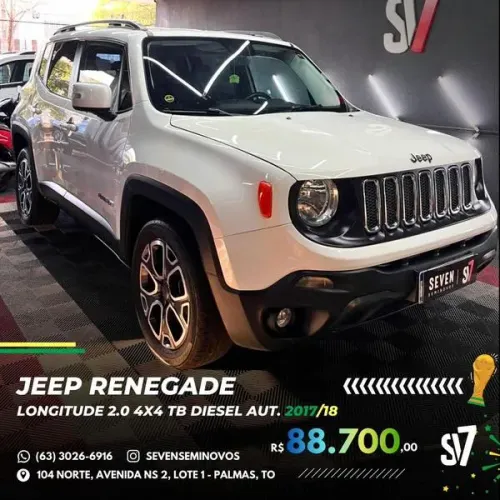 Jeep Renegade Longitude 2.0 4X4 TB Diesel AUT 2018
