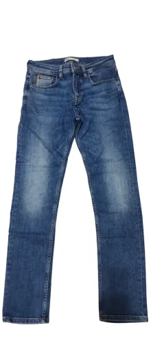 Calça Zara Jeans Azul Masculino Reta Tam. 40BR Original Ler Descrição