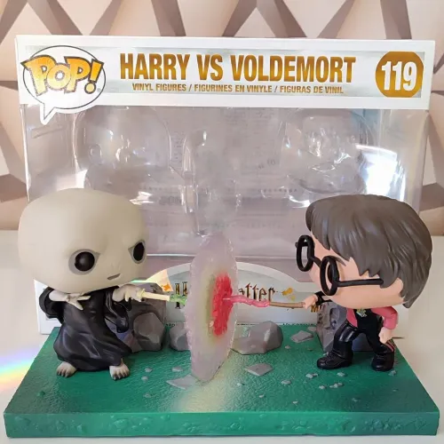 Funko Pop Movie Moments Harry vs Voldemort #119 (Vaulted) <br>