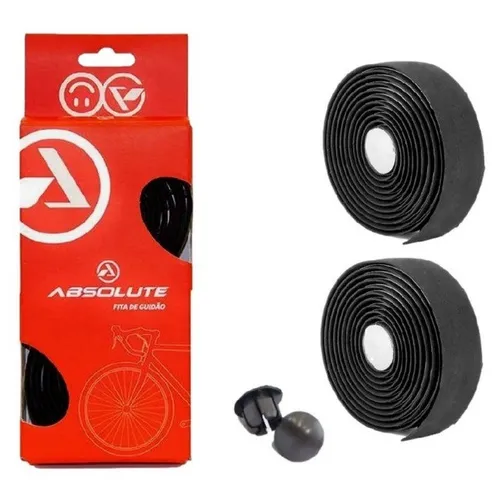 Fita de Guidão para Bikes Road Speed Absolute Cor Preta em EVA Macio 8195