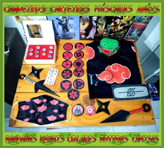 Coleção Naruto - Diversos Produtos (NerdDog Store)