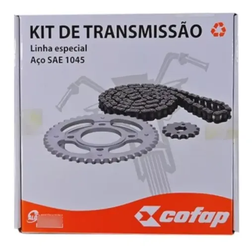 Kit Relação Honda Nxr Bros 160 2018 2019 2020 Original Cofap