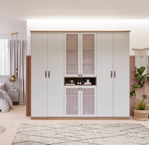 Roupeiro Casal 8 Portas 100% MDF ft6