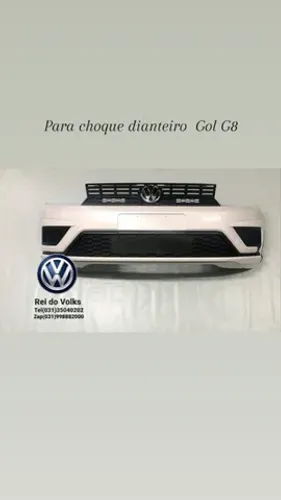 Para choque dianteiro completo do Gol, Voyage G8 
