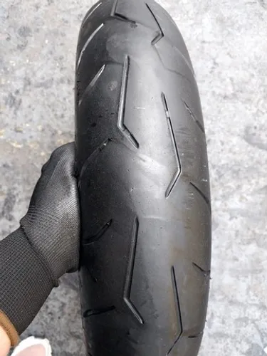 pneu usado pirelli diablo rosso corsa 120/70-17