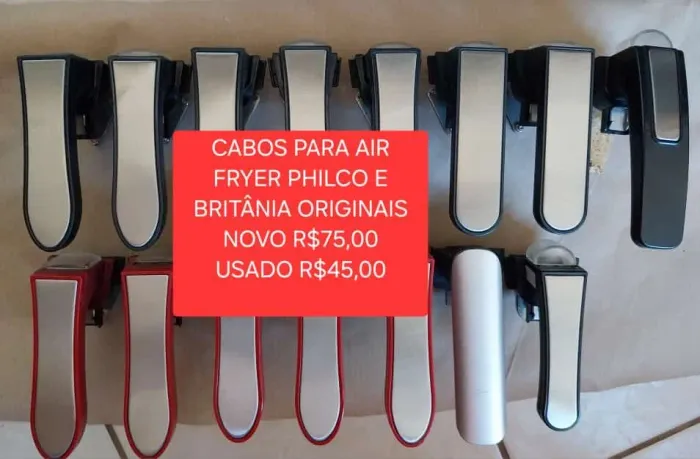 CABO PARA FRITADEIRA AIR FRYER BRITÂNIA OU PHILCO
