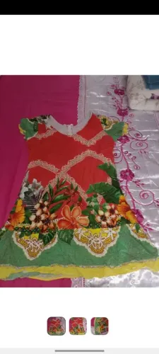 Vestido Florido Vermelho