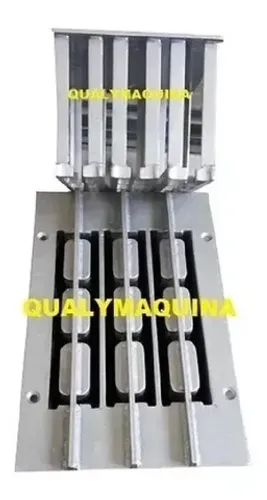 Molde para bloco de 10 - 09x19x39