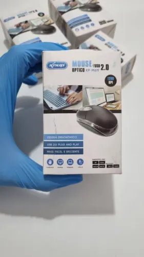 Mouse Óptico USB 2.0 1200 dpi ( BARRETO INFORMÁTICA)