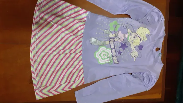 Vestido Infantil Polly Pocket - Tamanho M