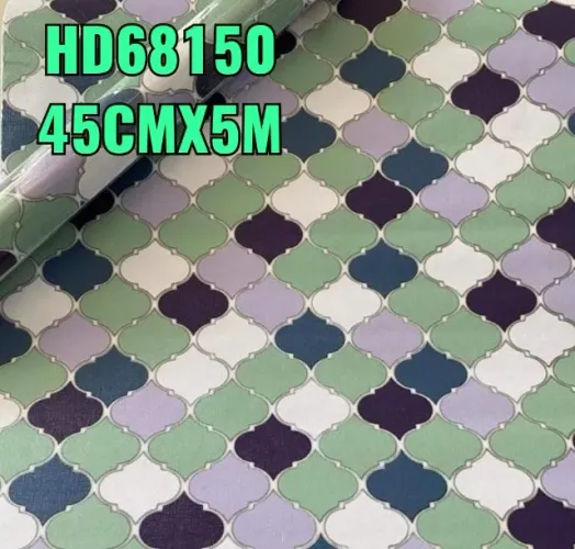 Papel De Parede Decorativo Geométrico Árabe Interponte Pvc Hd68150