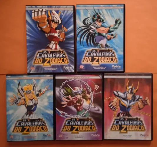 Dvd Os Cavaleiros do Zodíaco - Santuário 1 ao 5
