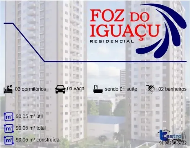 Foz do Iguaçu Residencial. 3/4. 1 ou 2 Vagas. J103
