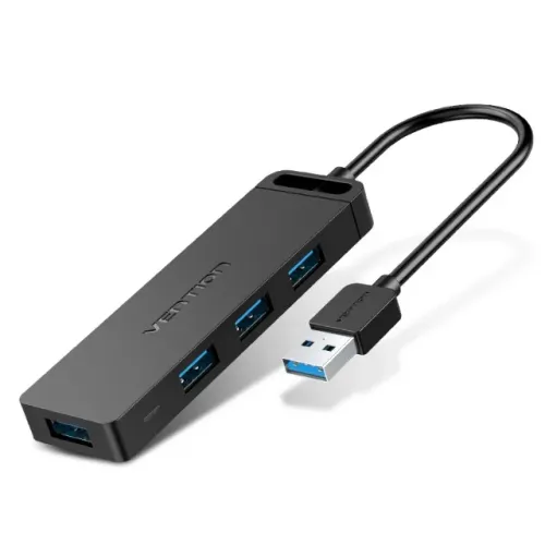 HUB Vention - Adaptador com 4 Portas USB A 3.0, 1 Porta Micro USB Comprimento do cabo 1M