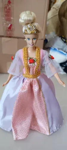 Boneca Barbie Rapunzel Princesa 1997 Rara!