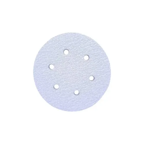 Kit com 10 unidades de Disco De Lixa Com Velcro- 6 Furos (152mm) A Seco Ante Empastamento