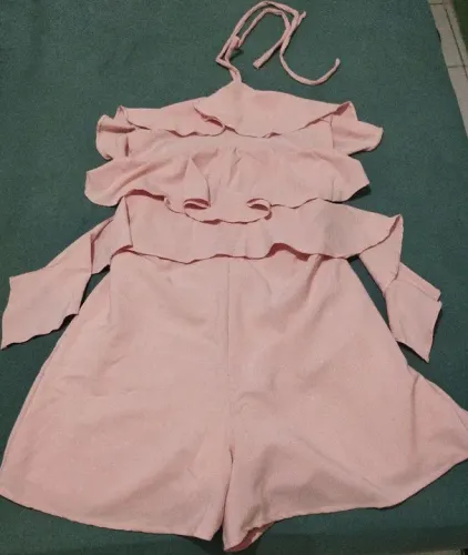 Macacão Feminino Rosa