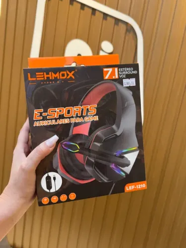 Headset Gamer Lehmox 7.1 E-Sports - Surround - Novo