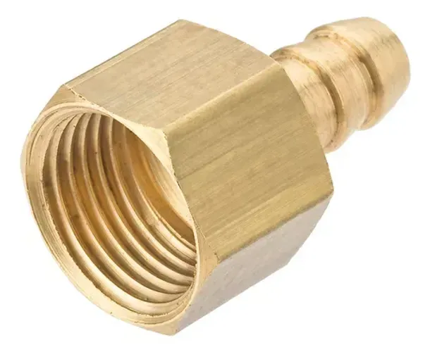 Adaptador Espigão Fêmea Rosca Interna 1/2 Bico 3/8 Latão