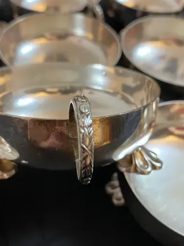 Taças sobremesa prata