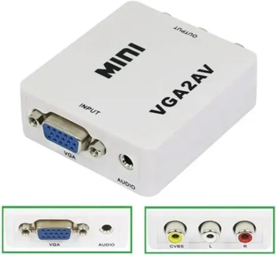Adaptador Conversor Vga2Av Tomate Mtv608 Loja Coimbra Computadores Entrega
