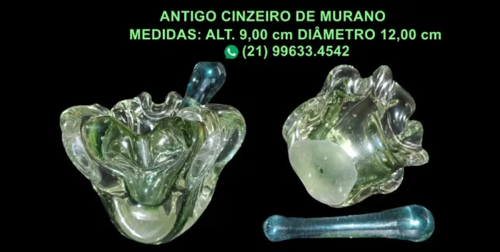 Antigo cinzeiro de Murano