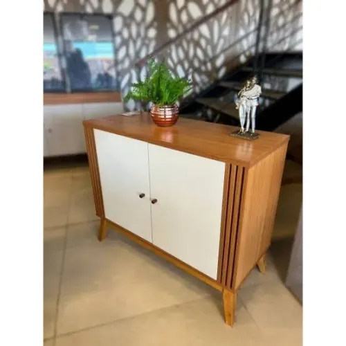 Buffet 2 portas ripado 90CM - FRETE GRÁTIS 