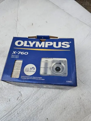 Olympus x760 caixa manuais cd originais