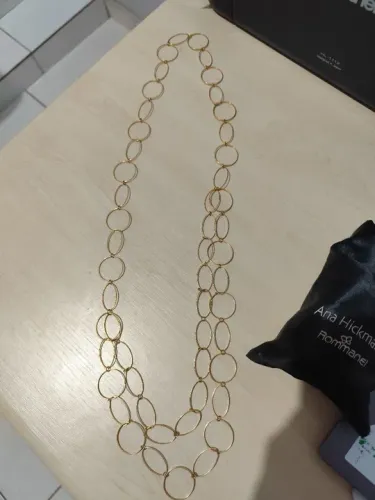 Colar de corrente dourada Rommanel 