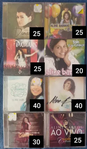 CDs Gospel, Sertanejo, Rock, Internacional e Nacional.