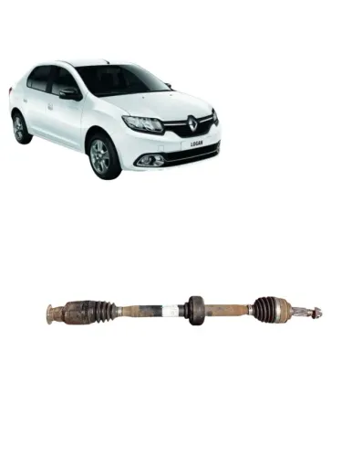 Semi eixo Sandero Logan 1.6 8v manual lado direito 2015 a 2019(23 dentes)