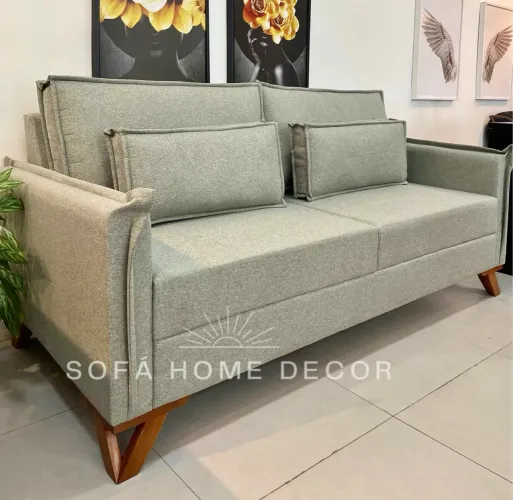 Sofá em linho linha premium