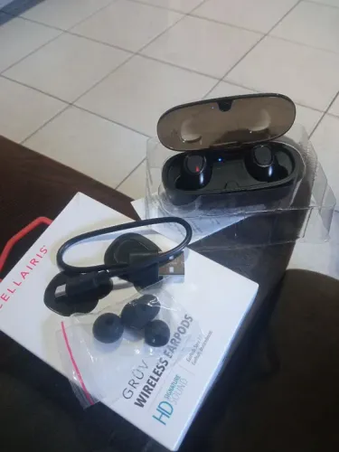 Fone de ouvido wireless Cellairis gruv bluetooth muito raro na caixs